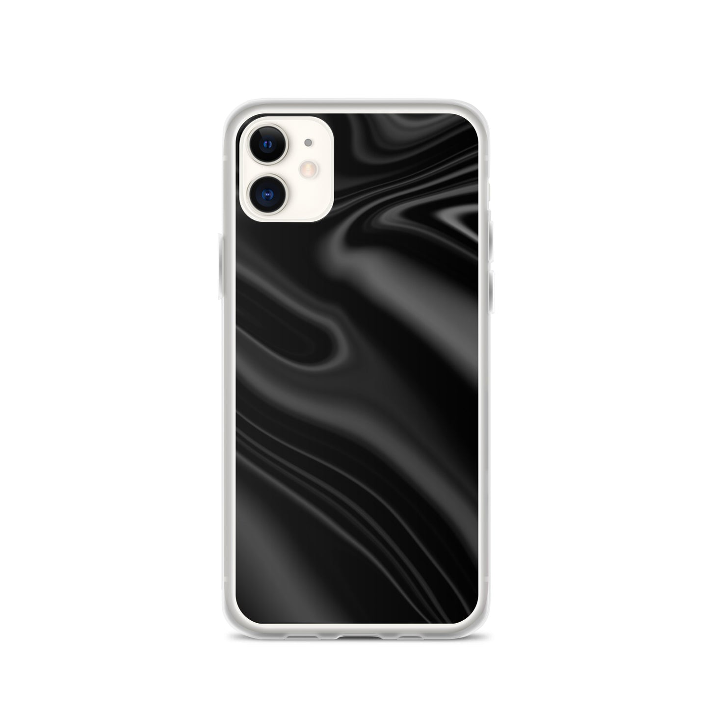 Abstract iPhone case black wave