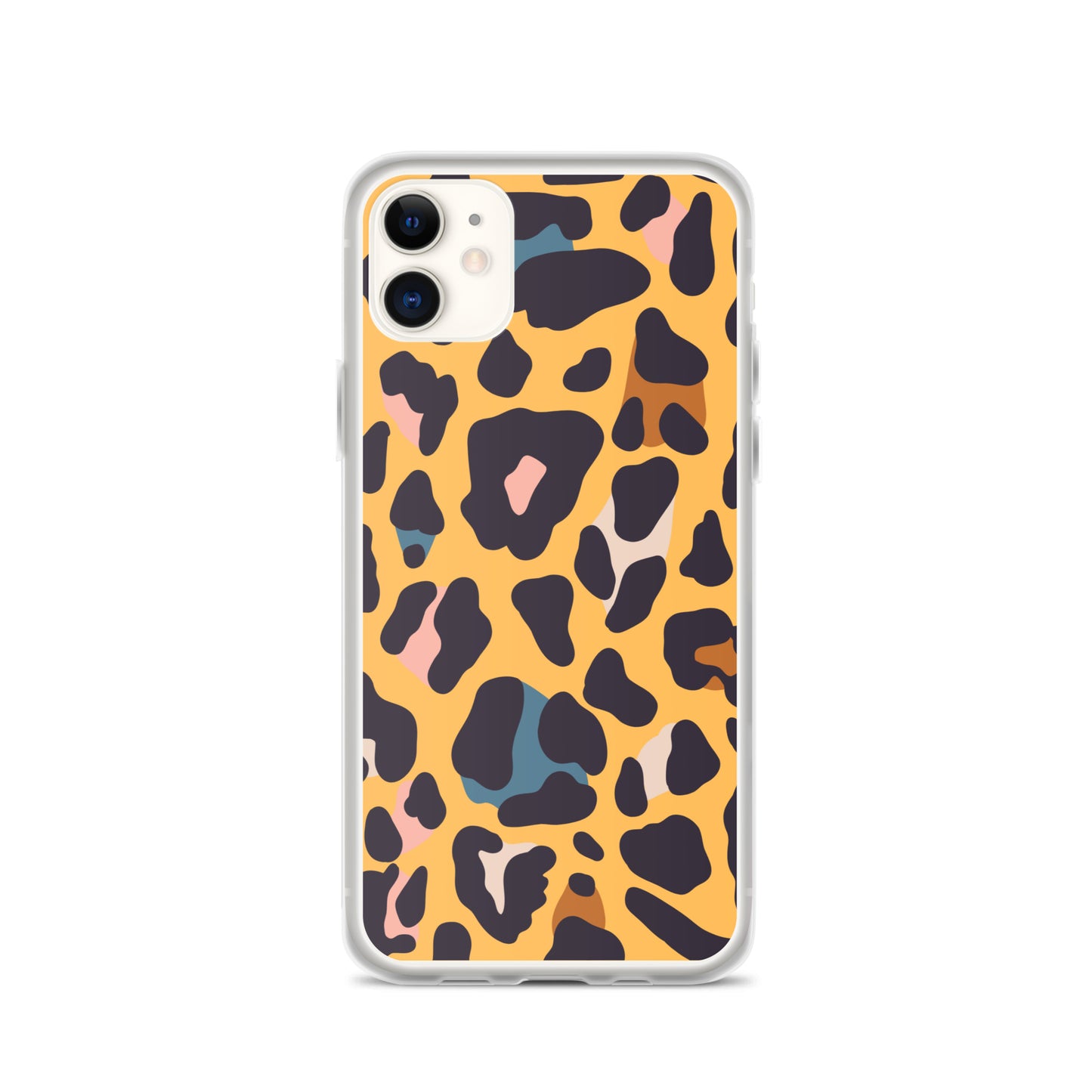 Abstract iPhone case leopard skin print