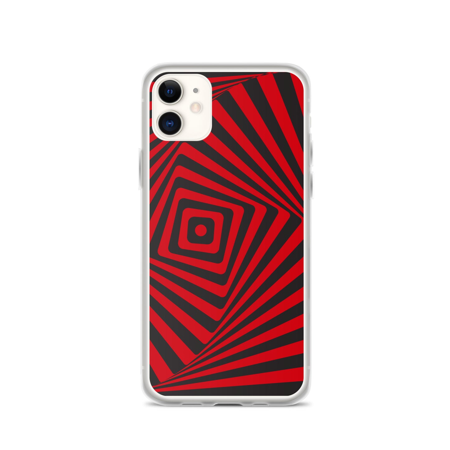 Abstract iPhone case, red maze