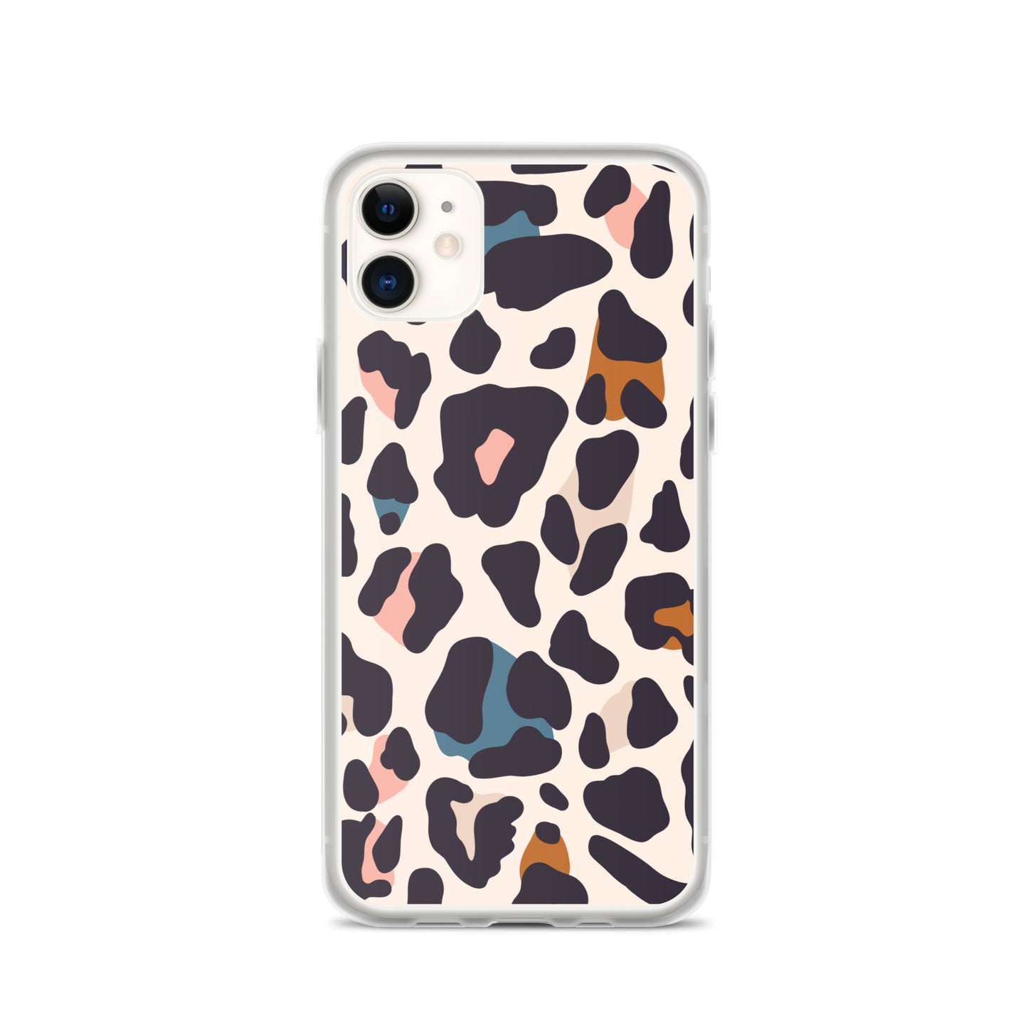 Abstract iPhone case leopard print design