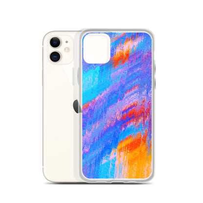 Abstract iPhone case mixed colour