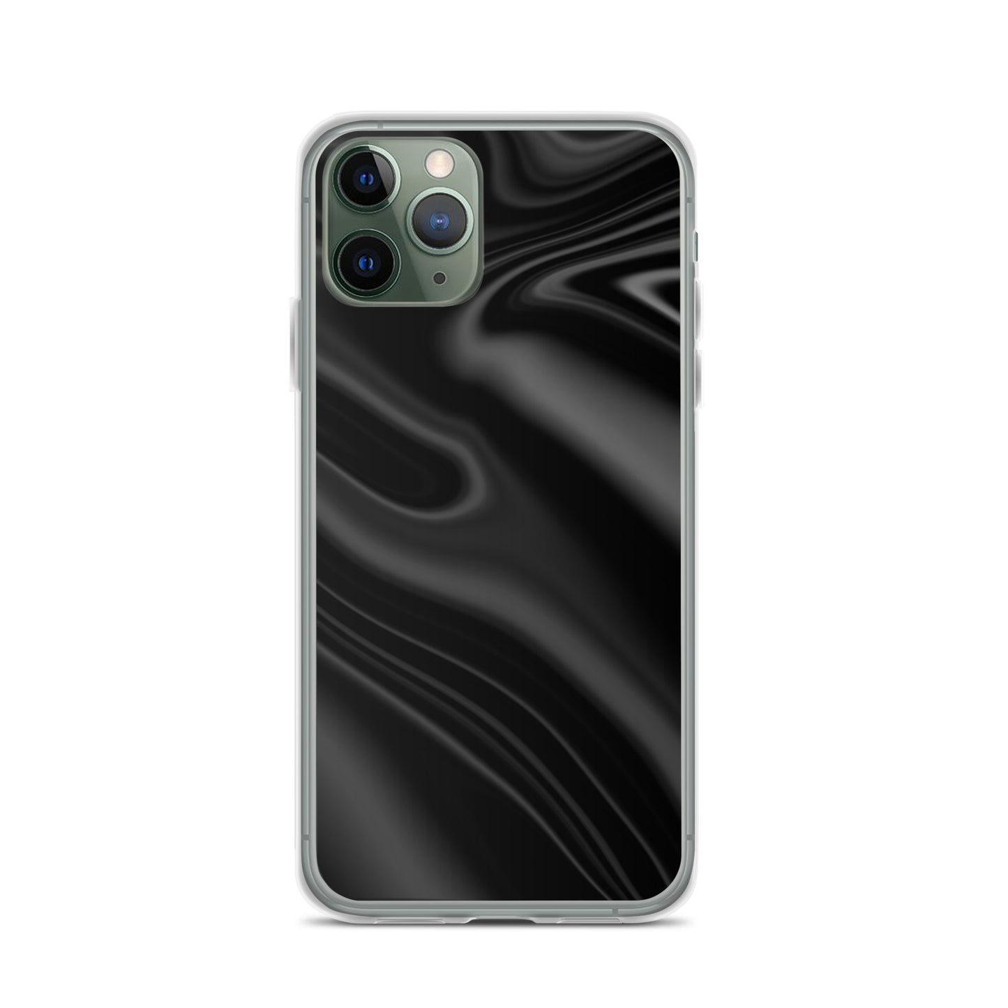 Abstract iPhone case black wave