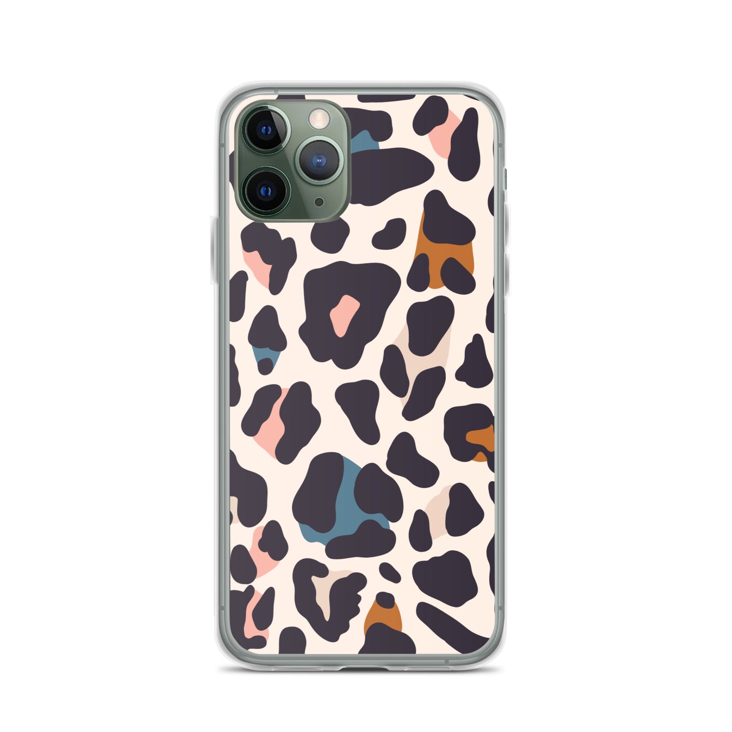 Abstract iPhone case leopard print design