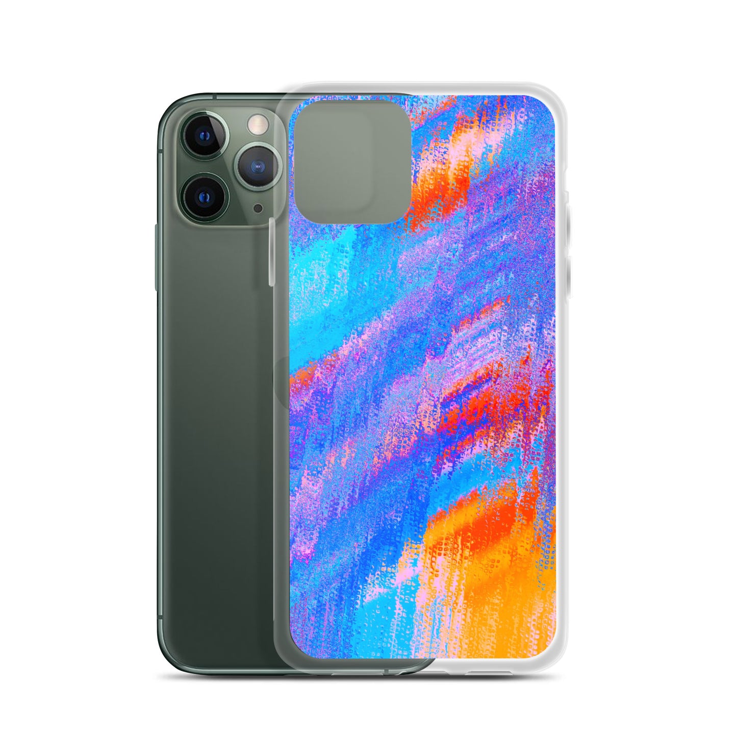 Abstract iPhone case mixed colour