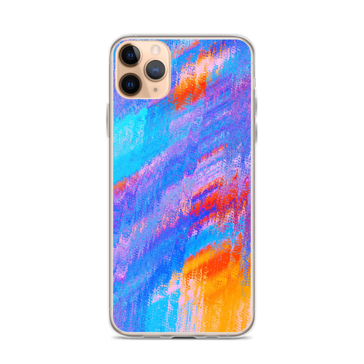 Abstract iPhone case mixed colour