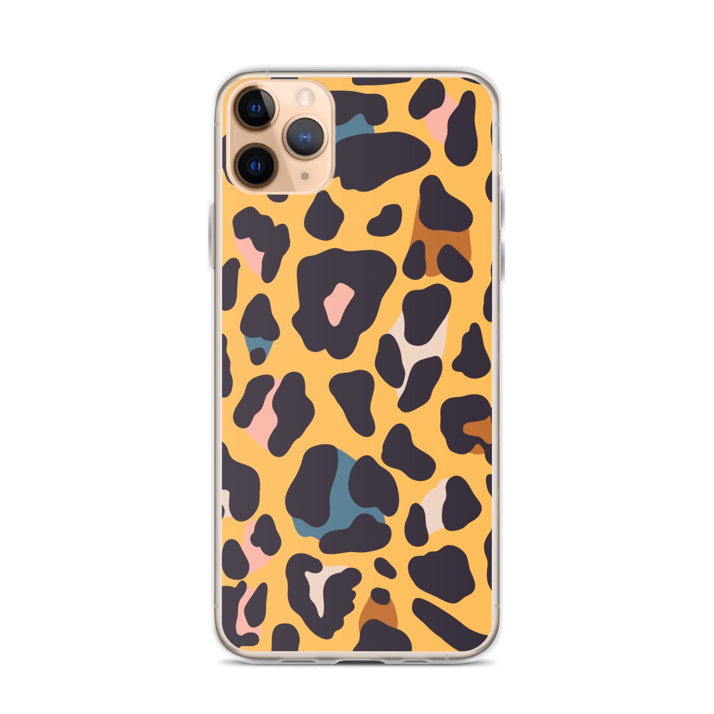 Abstract iPhone case leopard skin print