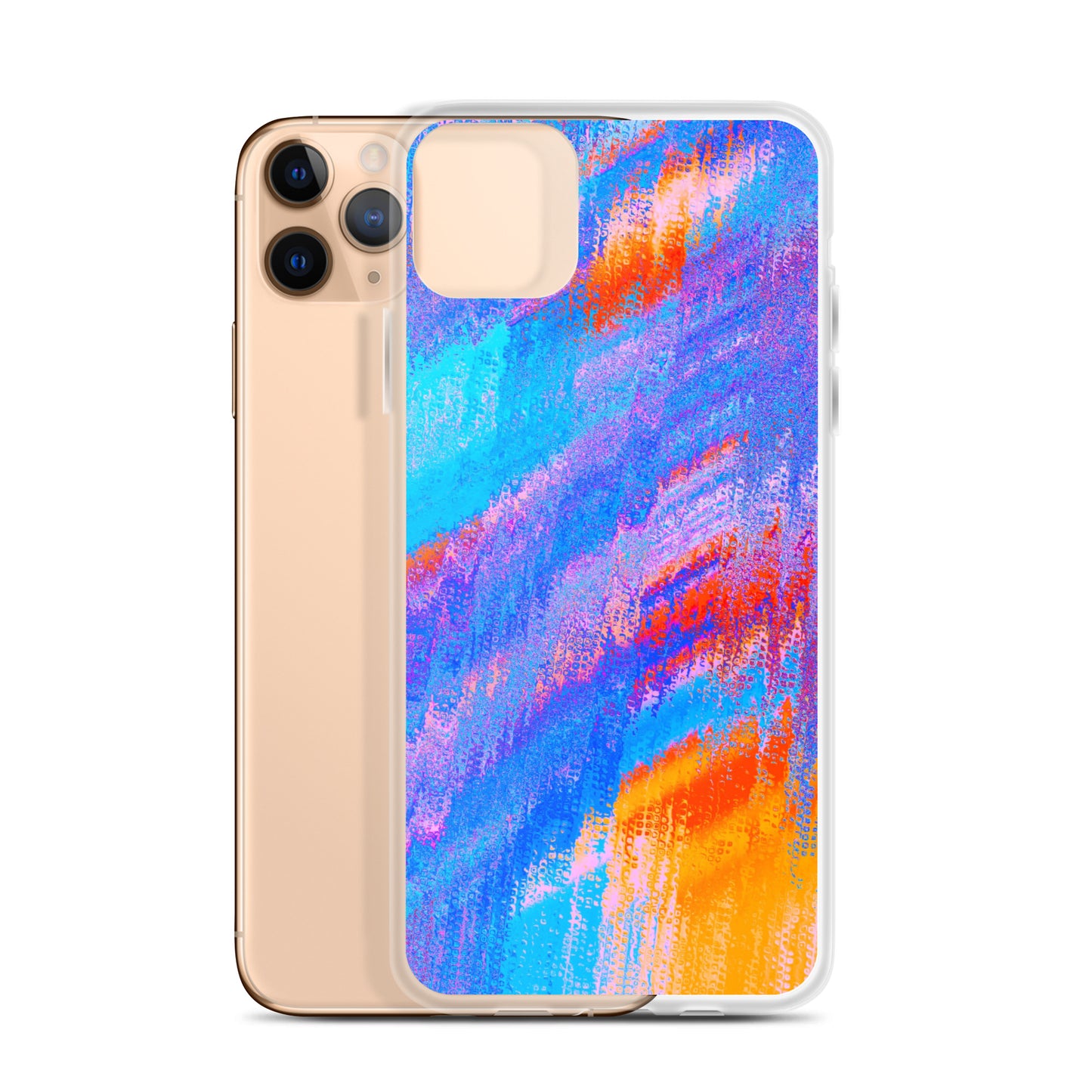 Abstract iPhone case mixed colour