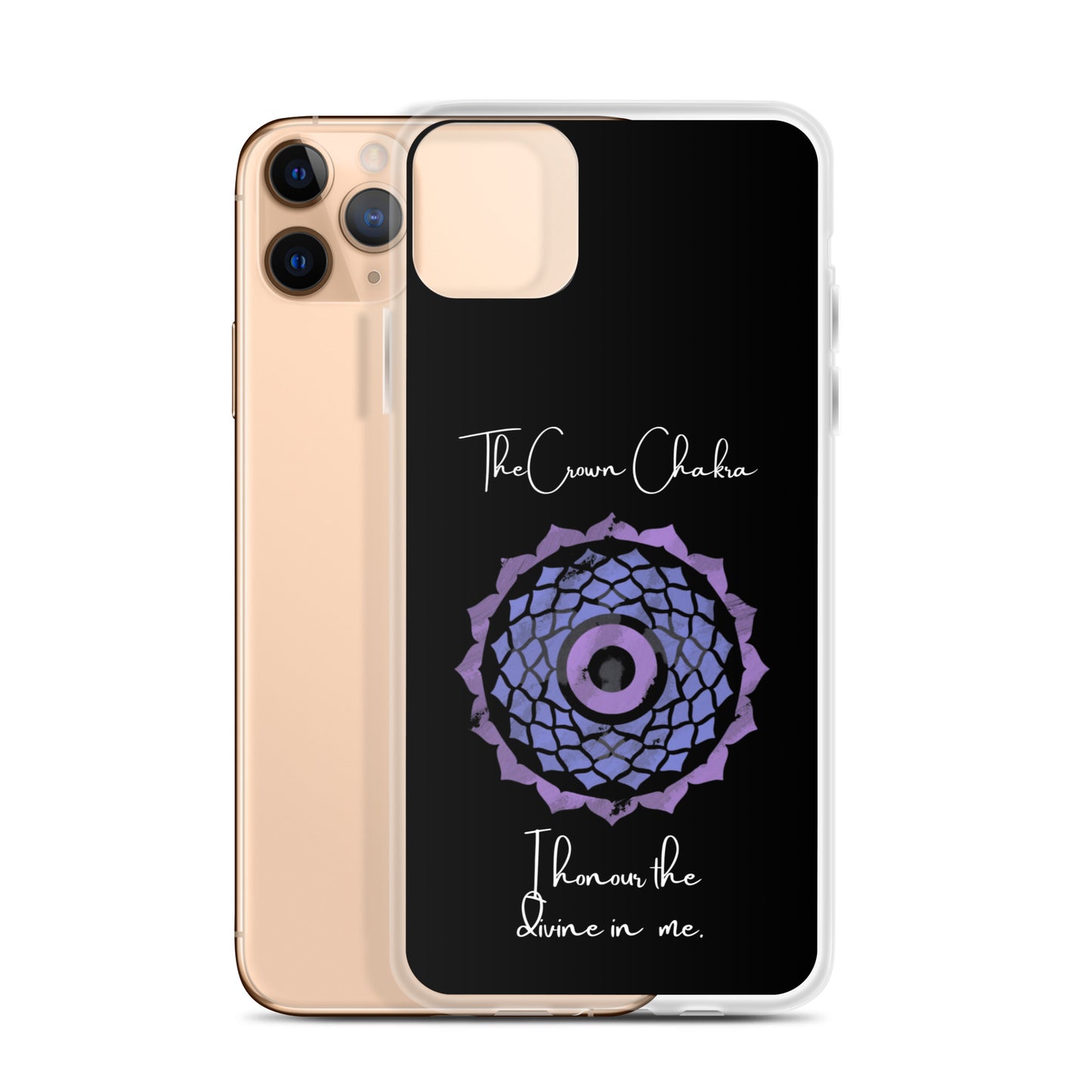 Crown Chakra iPhone case