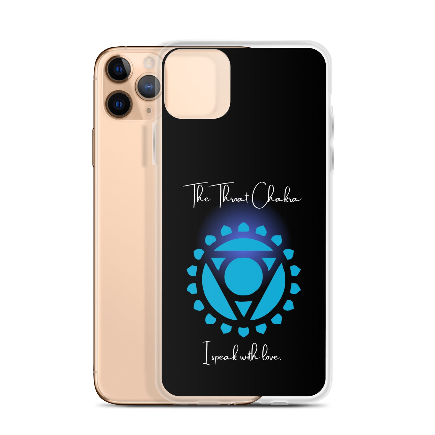 Throat Chakra iPhone case