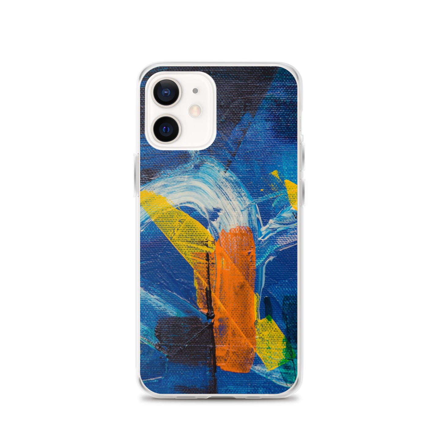 Abstract iPhone case muli-coloured solid accent