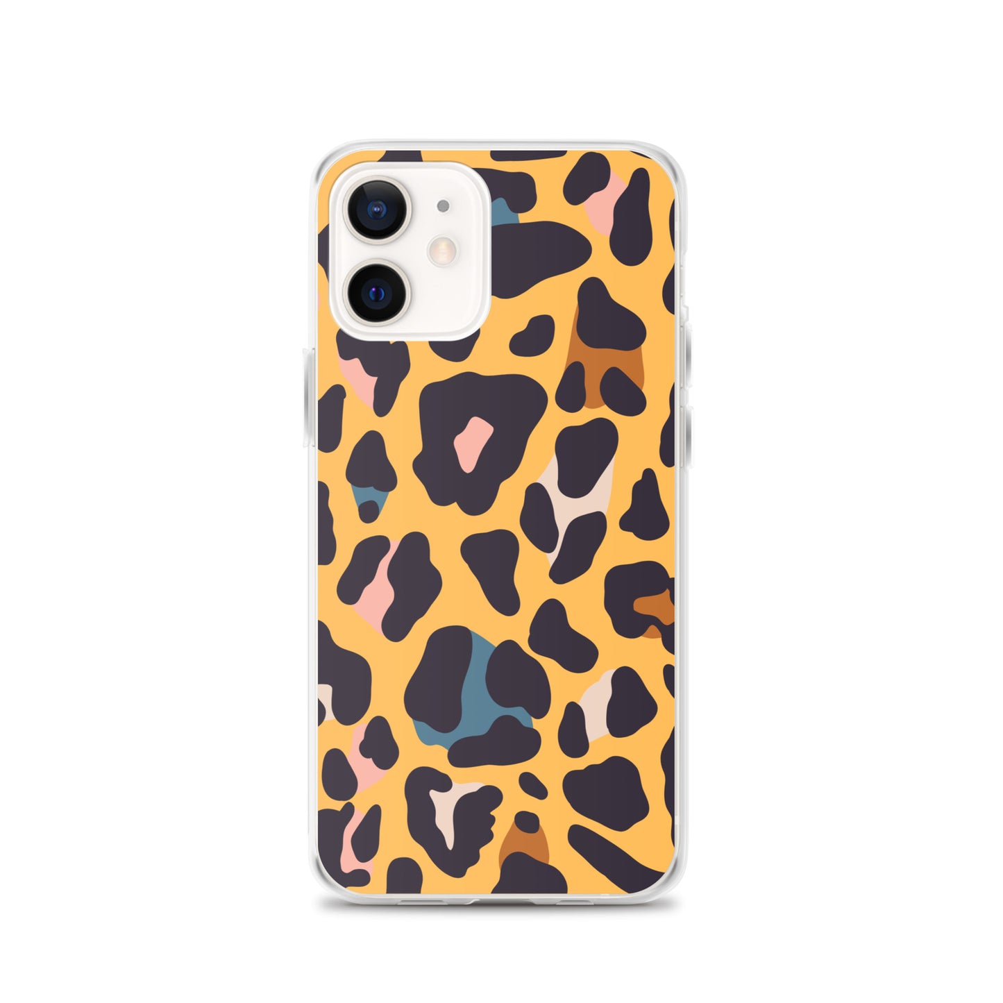 Abstract iPhone case leopard skin print