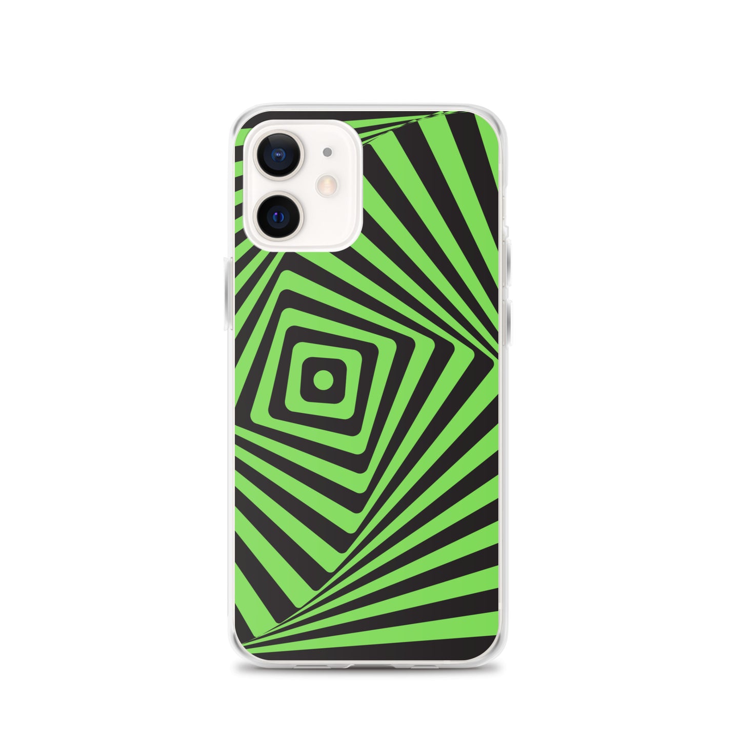 Abstract iPhone case green maze