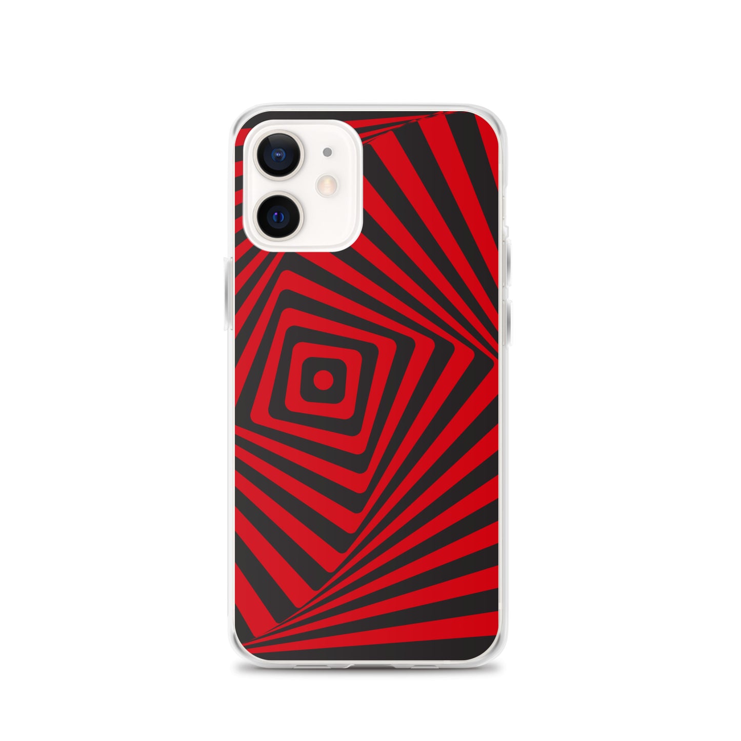 Abstract iPhone case, red maze