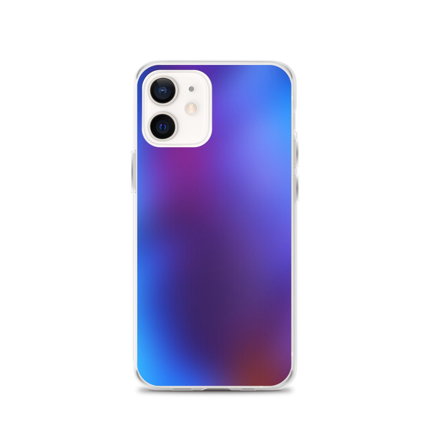 Abstract iPhone case blurry blue