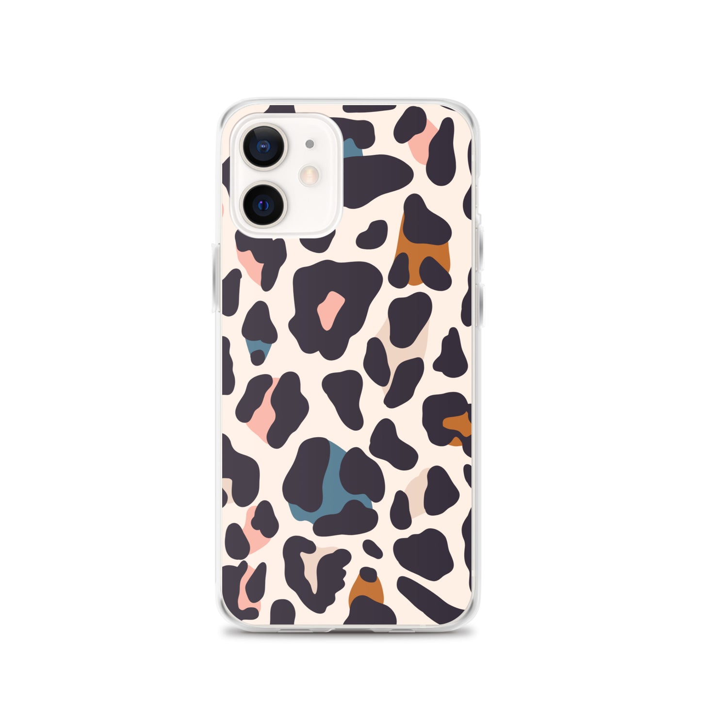 Abstract iPhone case leopard print design