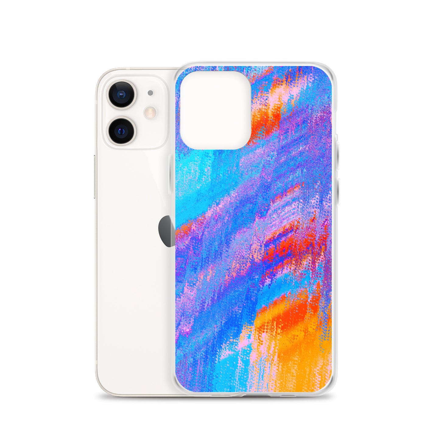 Abstract iPhone case mixed colour