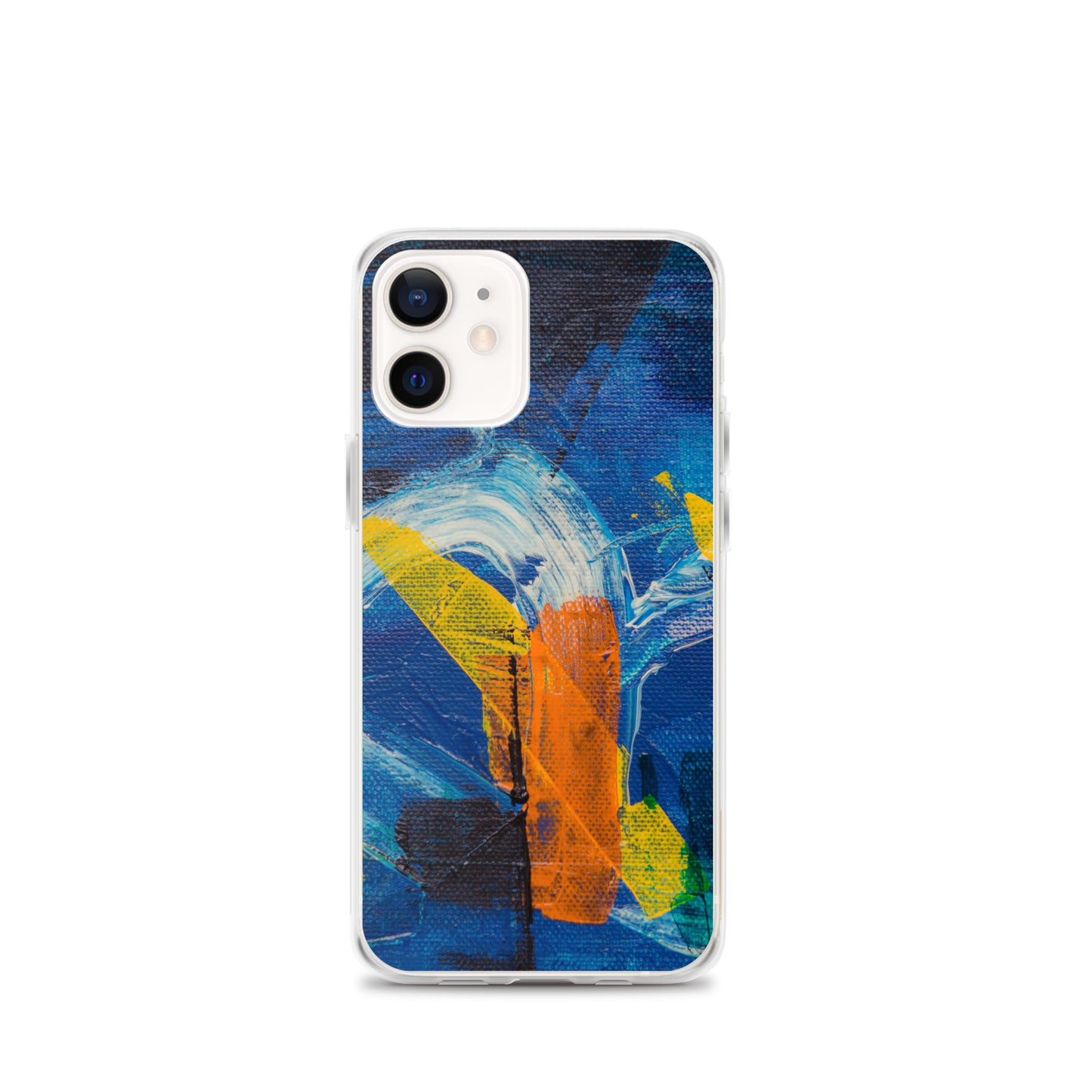 Abstract iPhone case muli-coloured solid accent