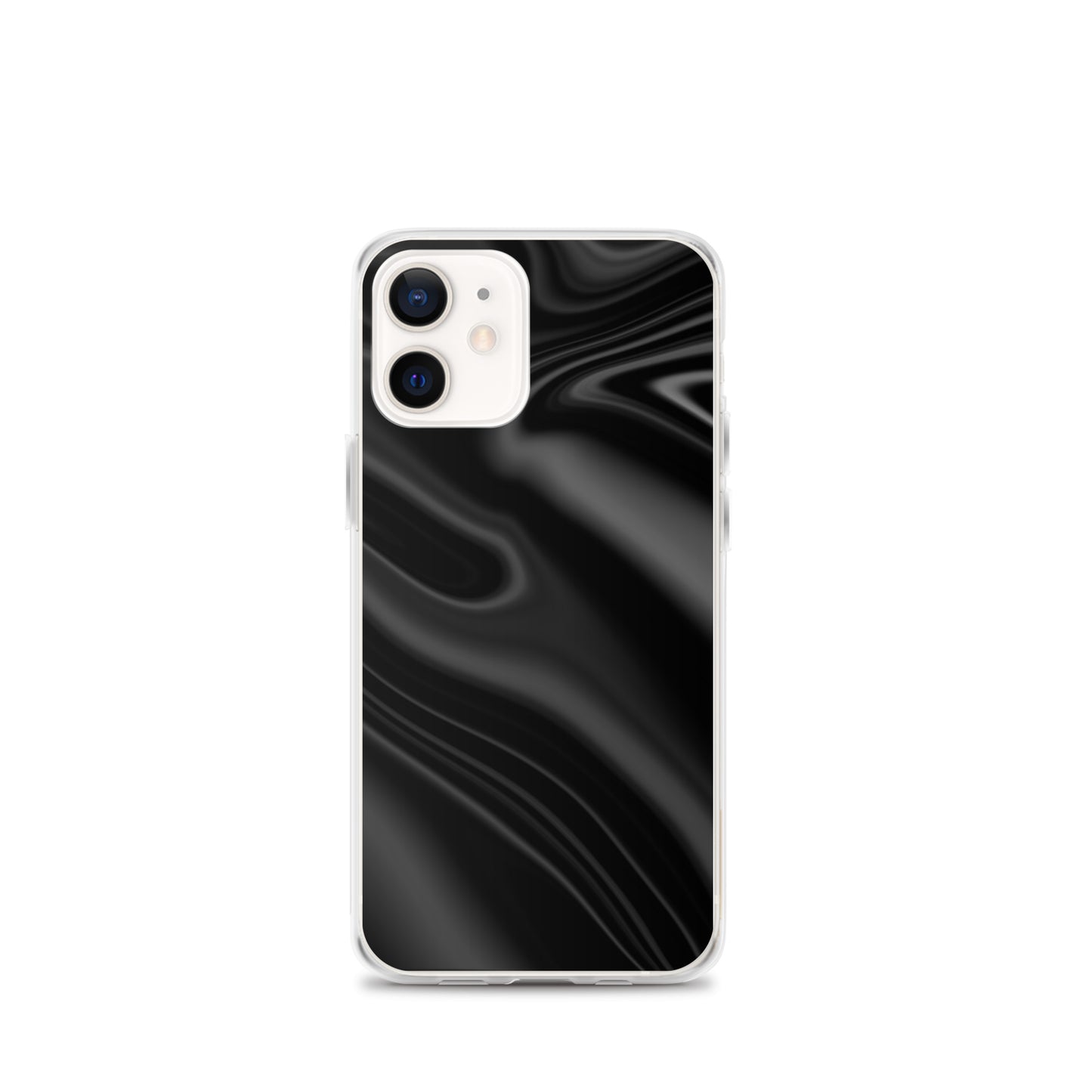 Abstract iPhone case black wave