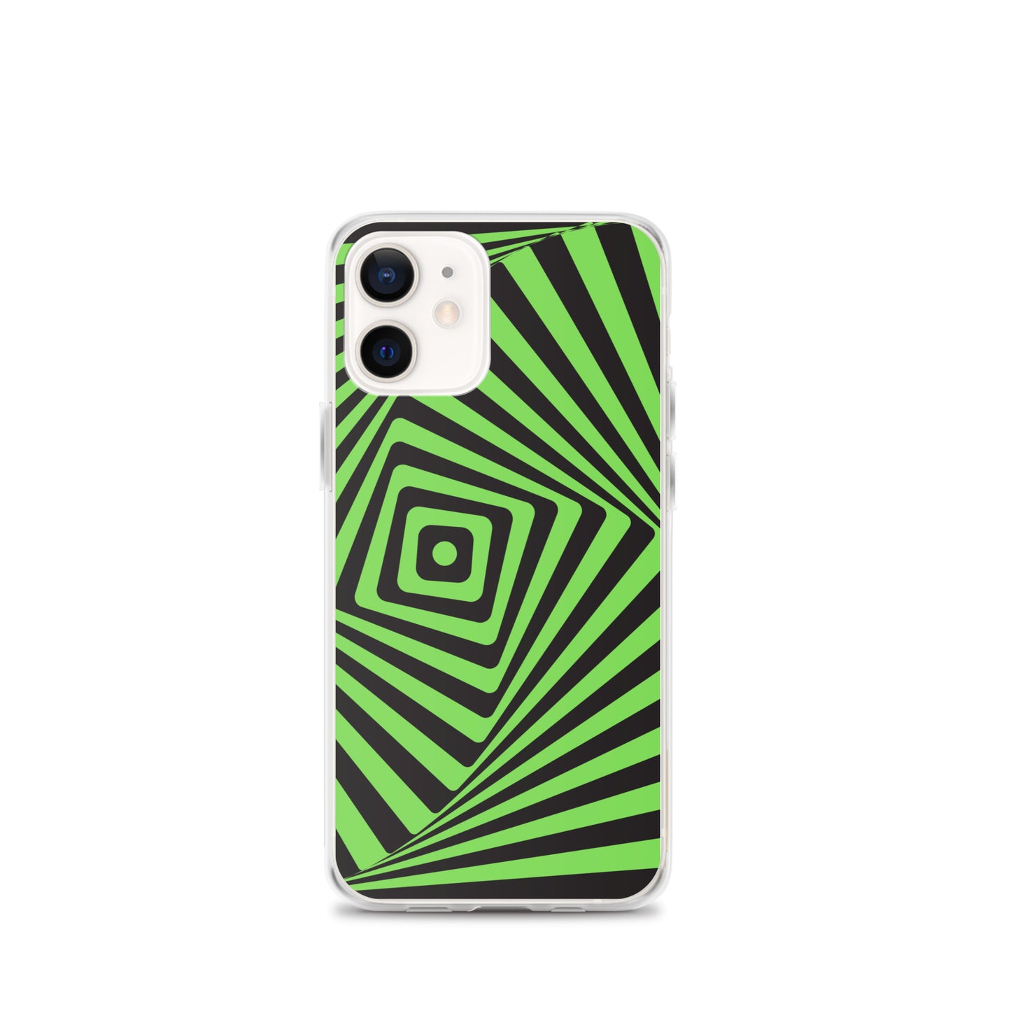 Abstract iPhone case green maze