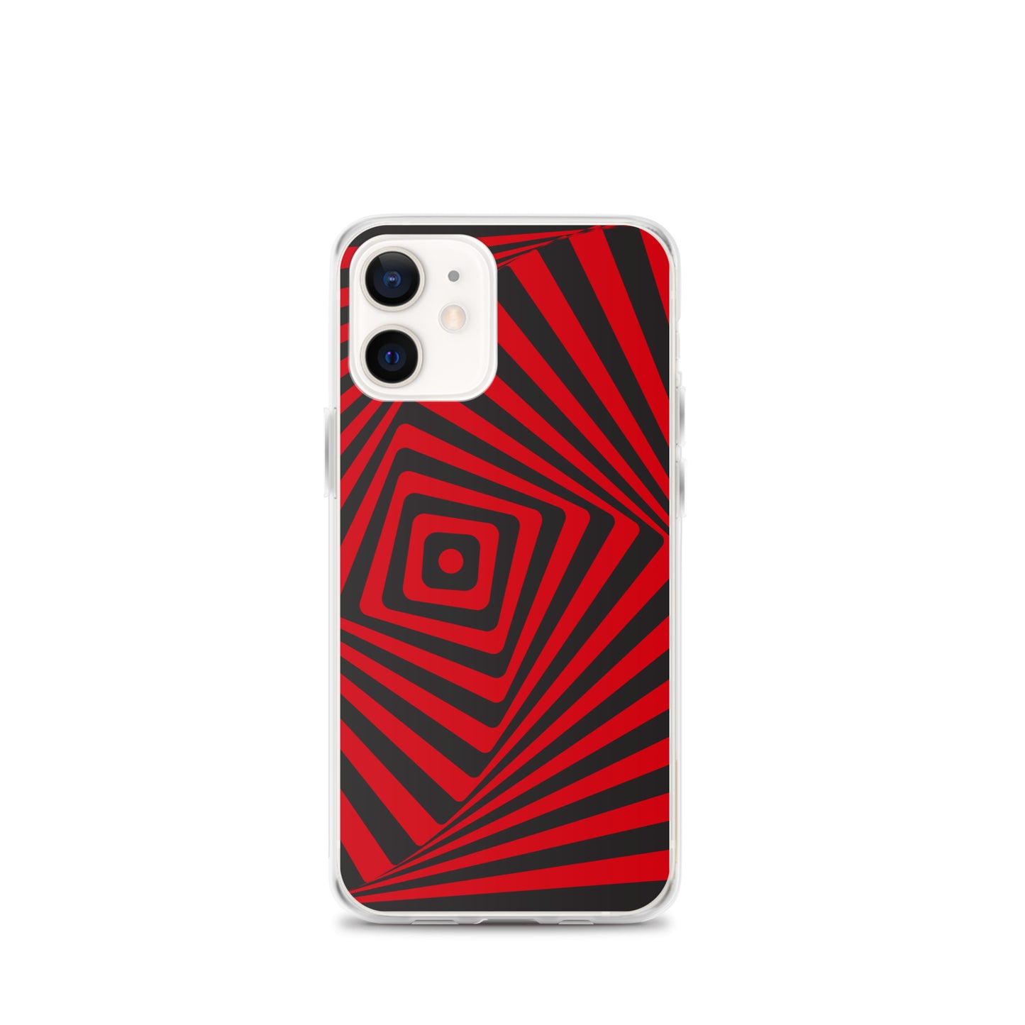 Abstract iPhone case, red maze