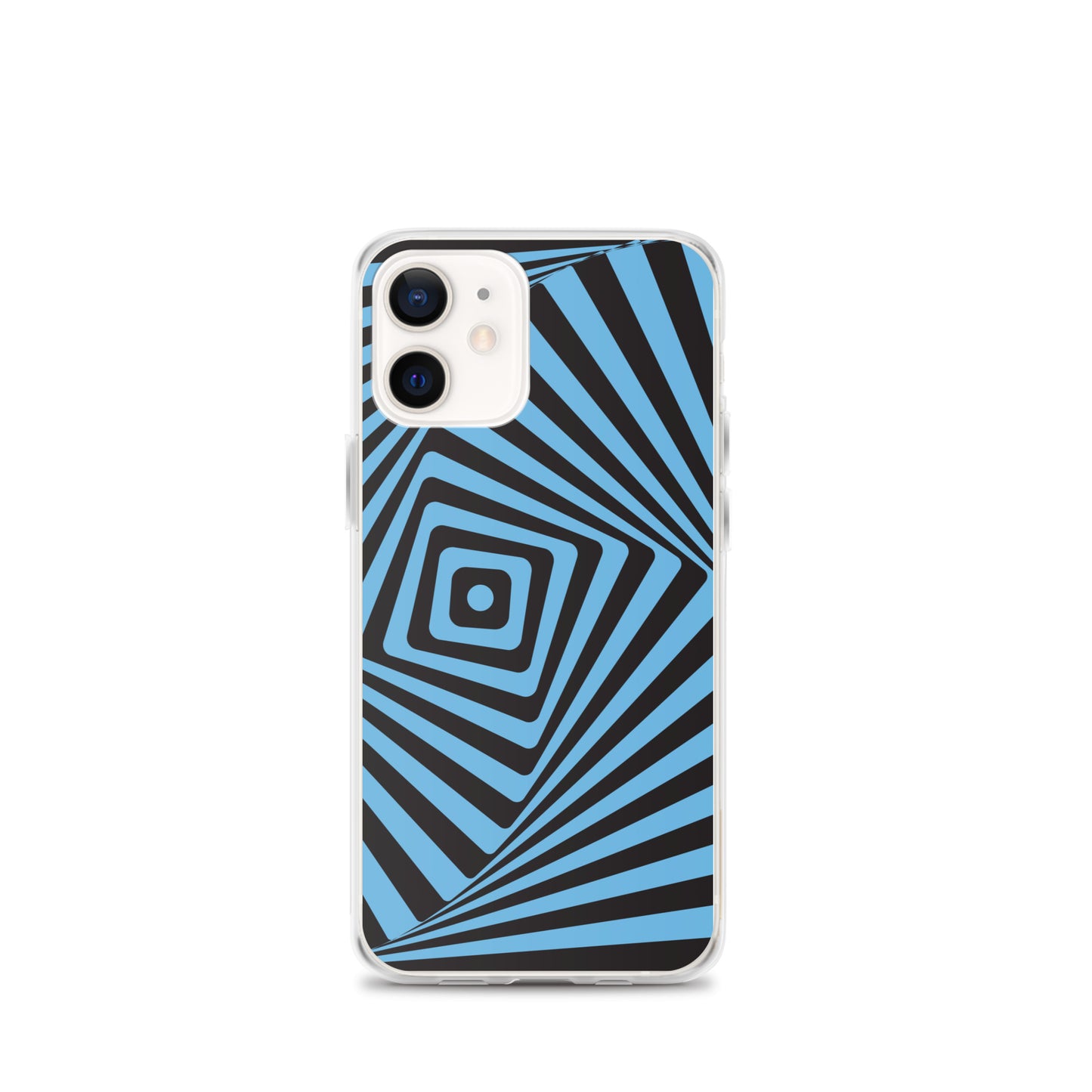 Abstract iPhone case, blue maze