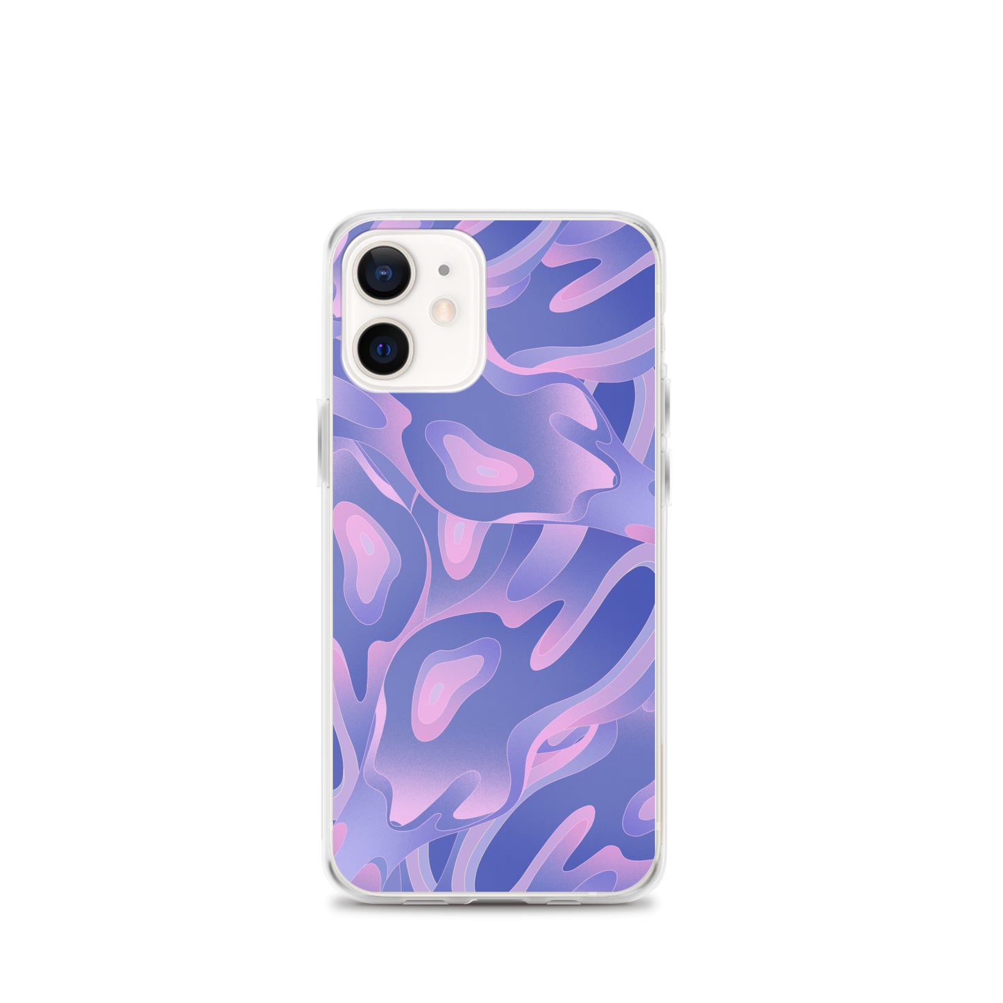 Abstract iPhone case purple/violet waves