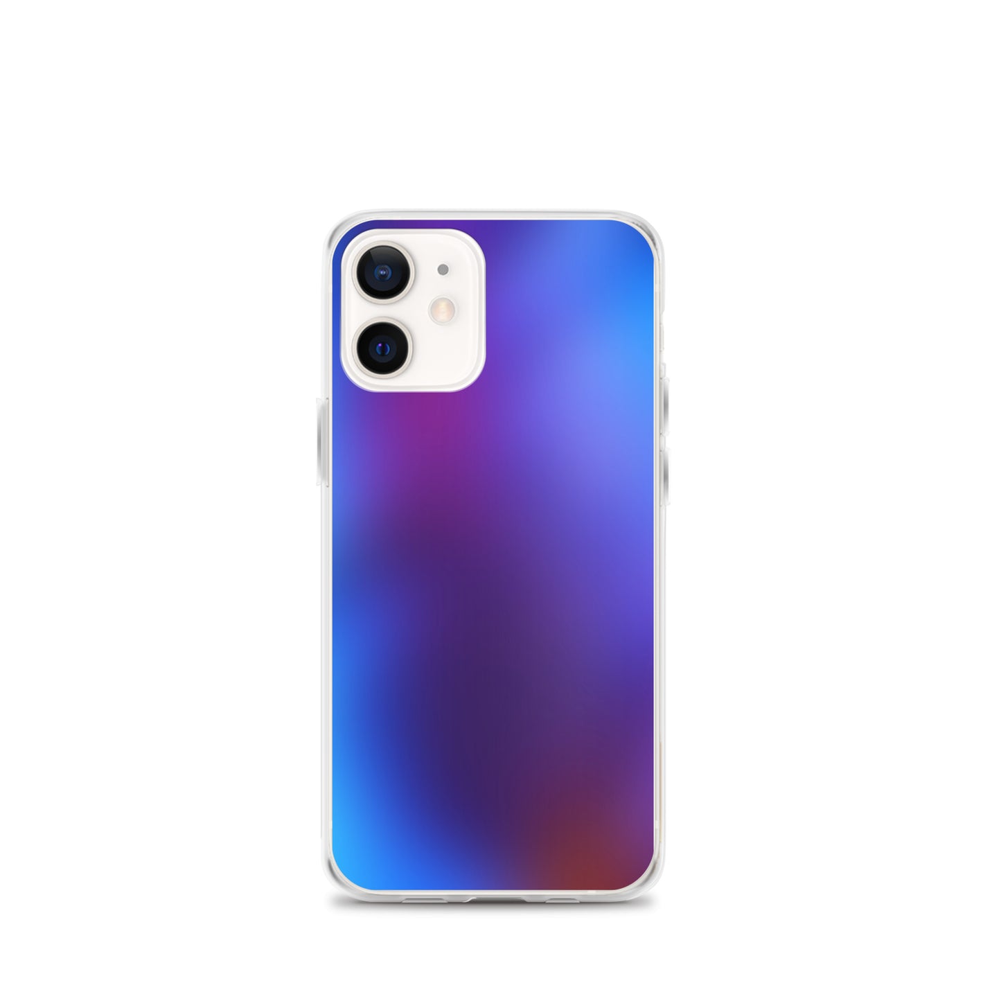 Abstract iPhone case blurry blue