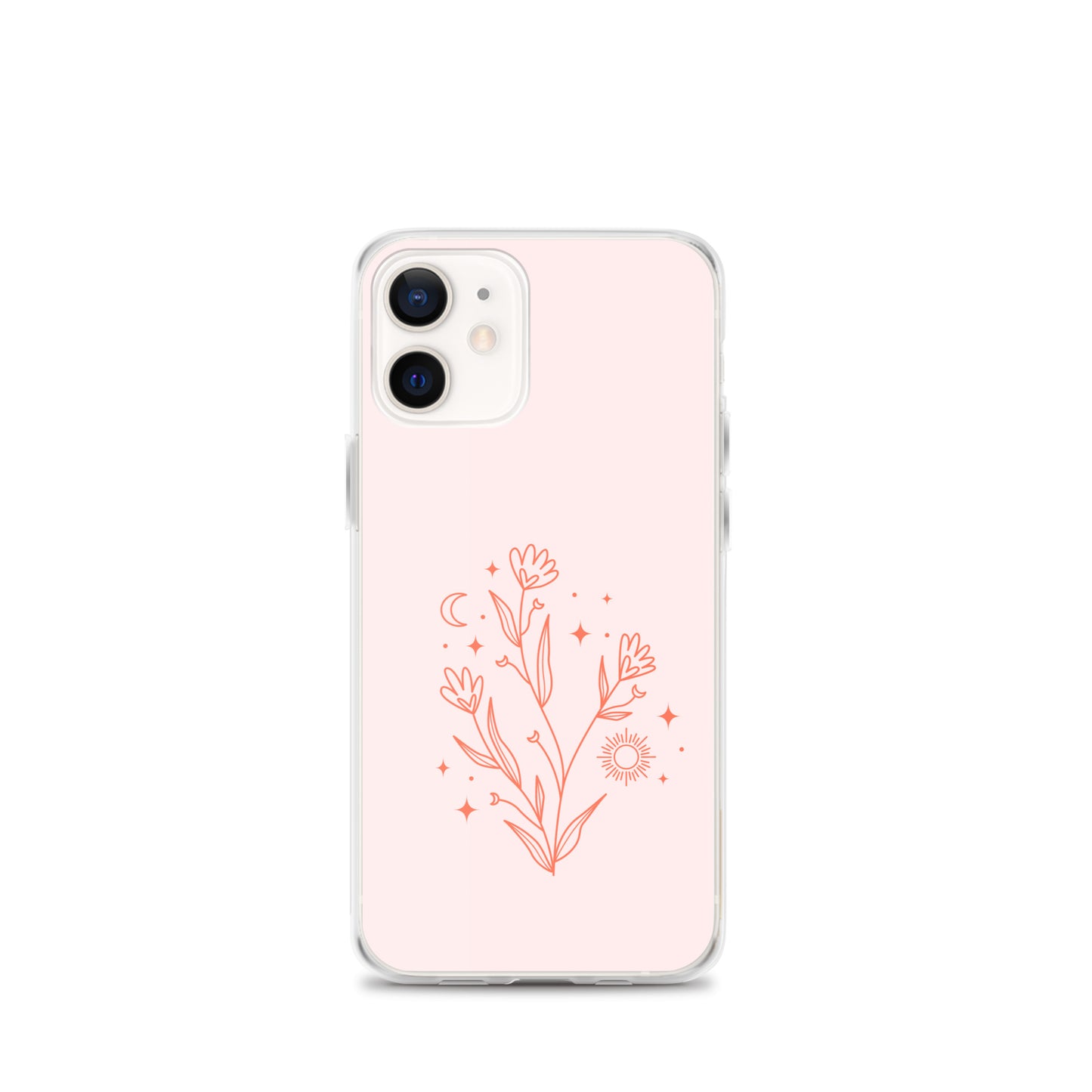 Abstract iPhone case pink flower