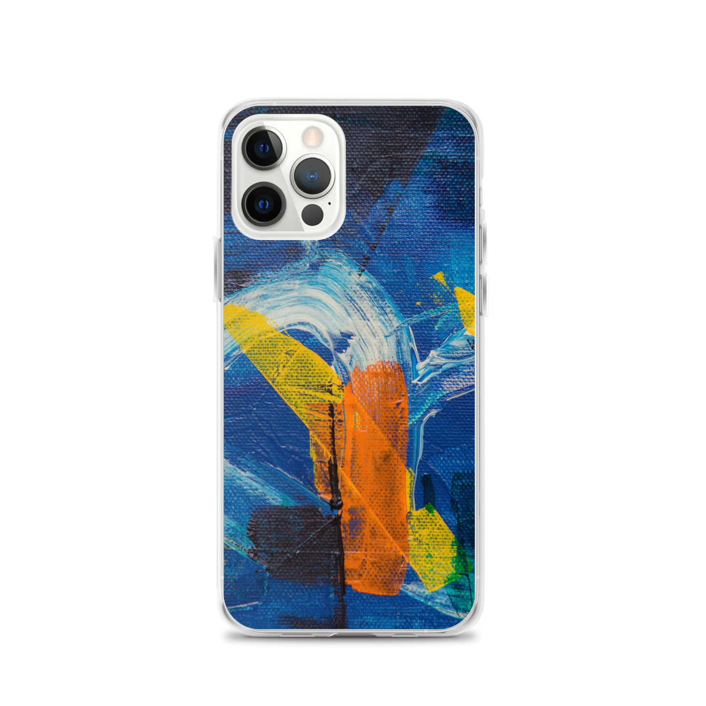 Abstract iPhone case muli-coloured solid accent