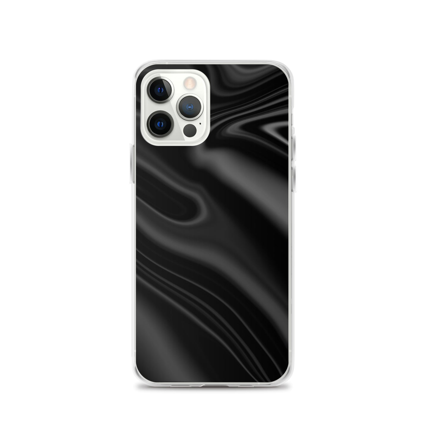 Abstract iPhone case black wave