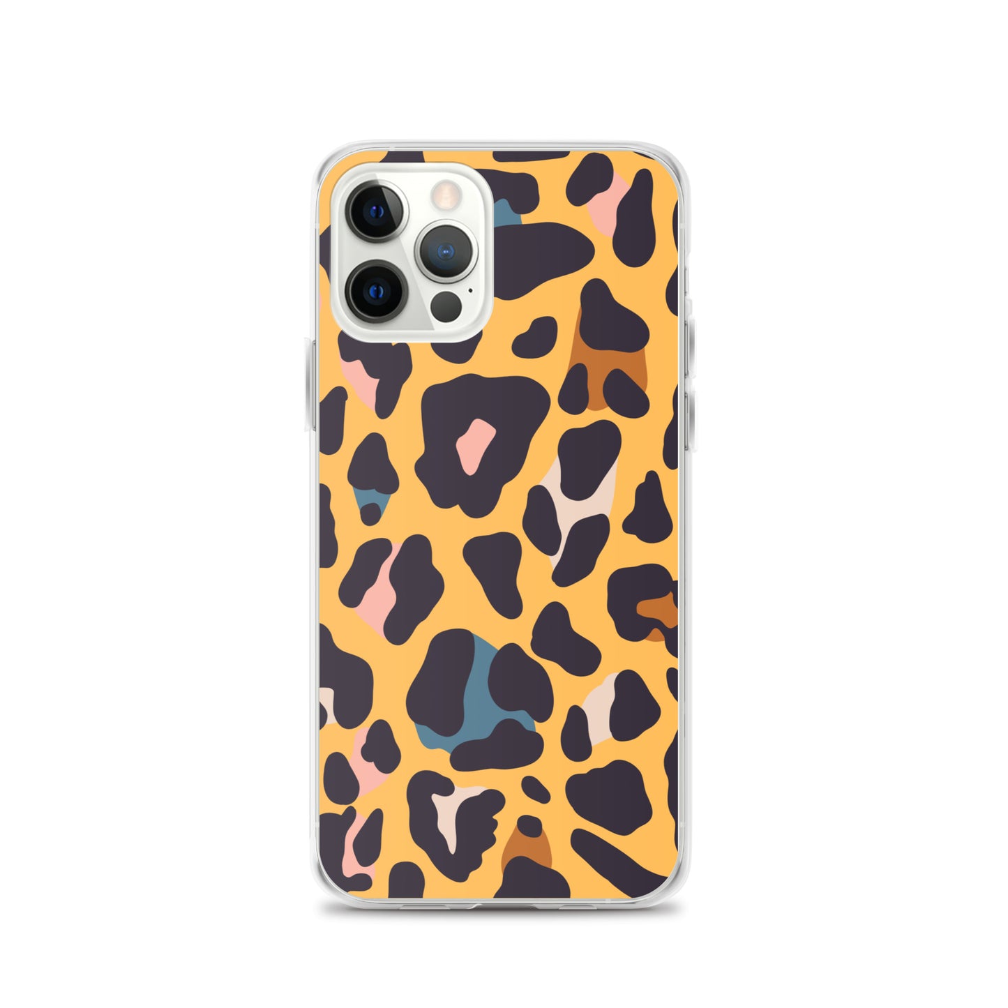 Abstract iPhone case leopard skin print