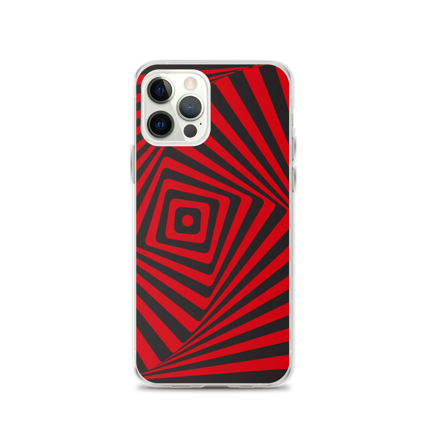 Abstract iPhone case, red maze