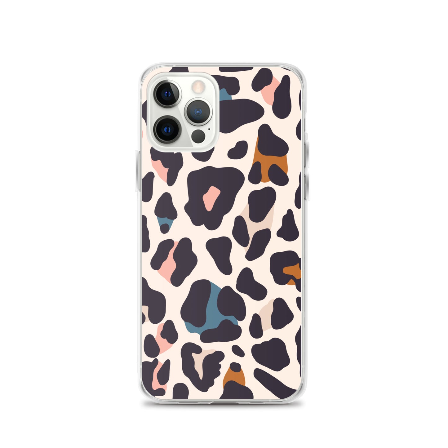 Abstract iPhone case leopard print design