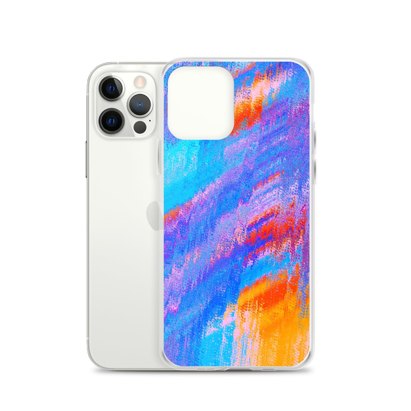 Abstract iPhone case mixed colour