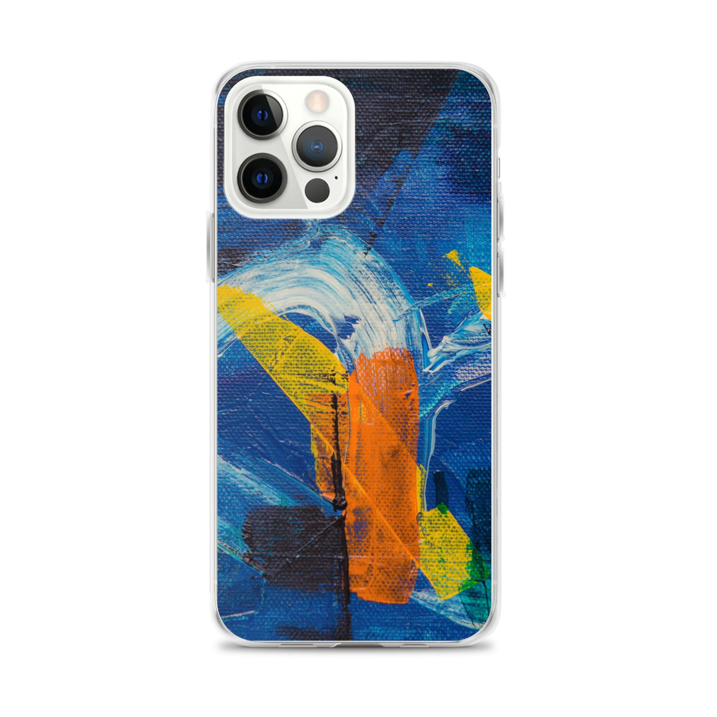 Abstract iPhone case muli-coloured solid accent