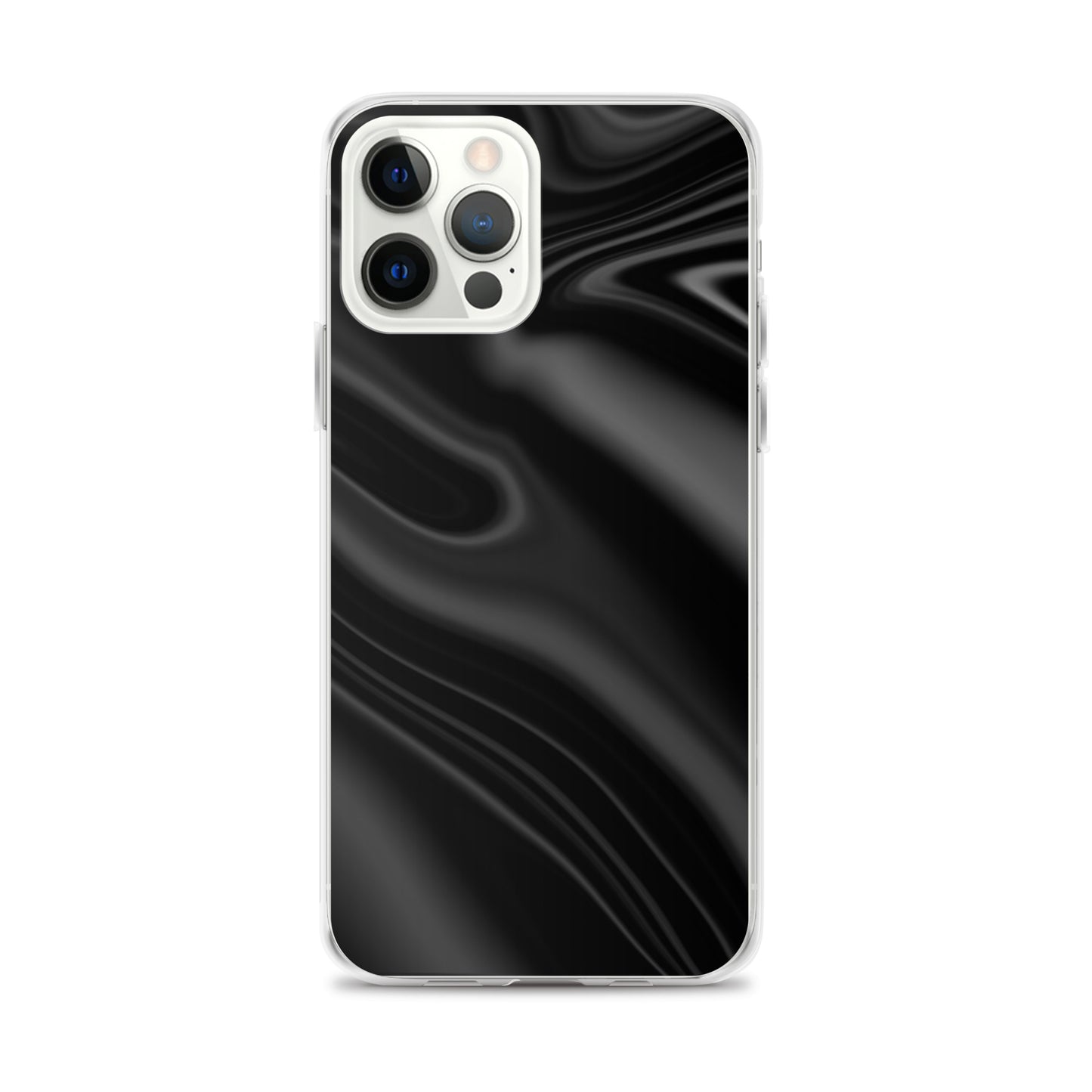 Abstract iPhone case black wave