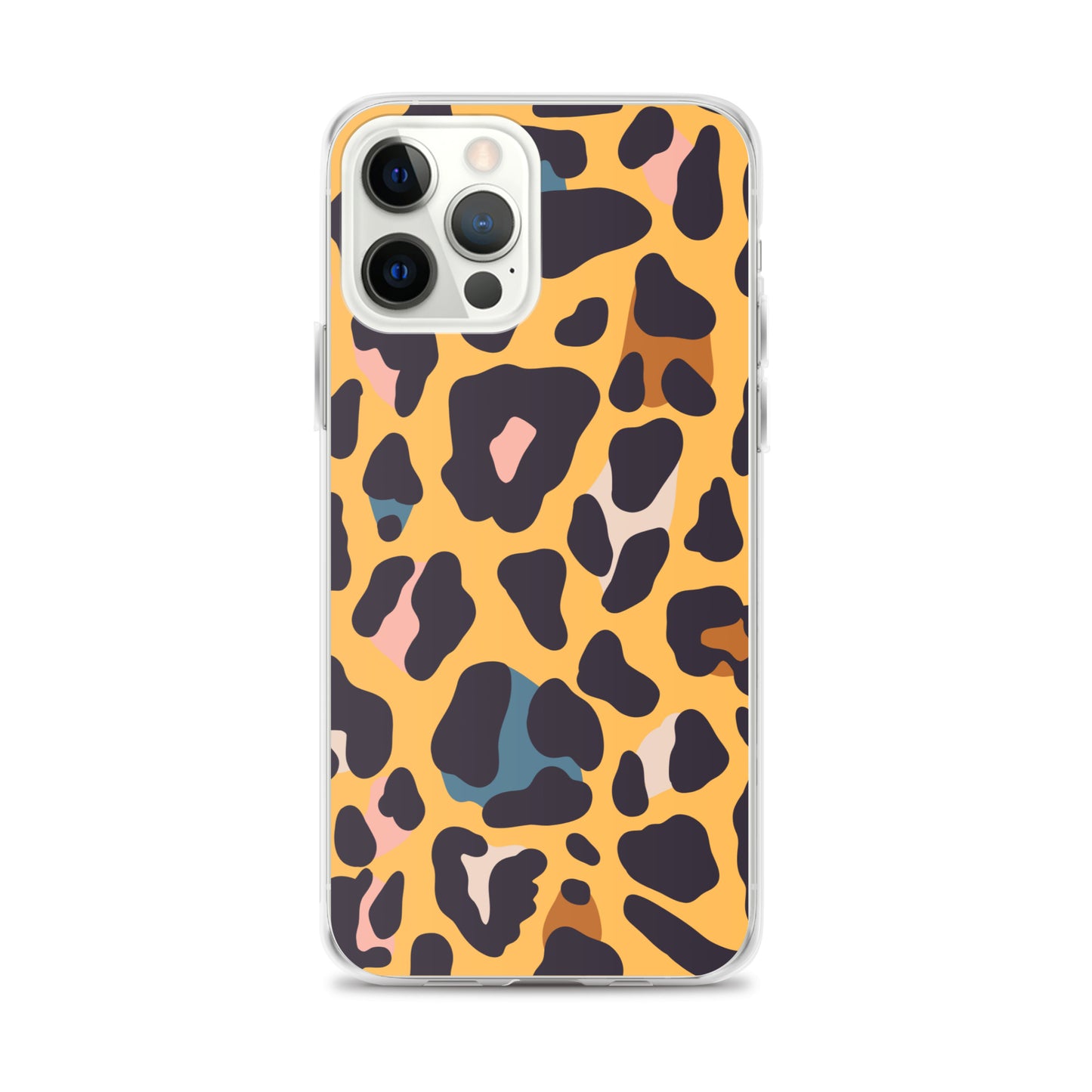 Abstract iPhone case leopard skin print