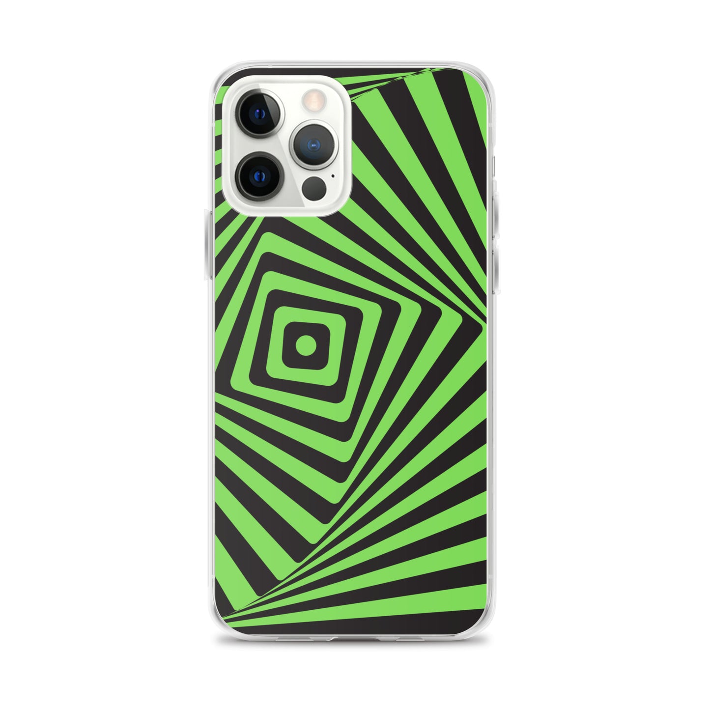 Abstract iPhone case green maze