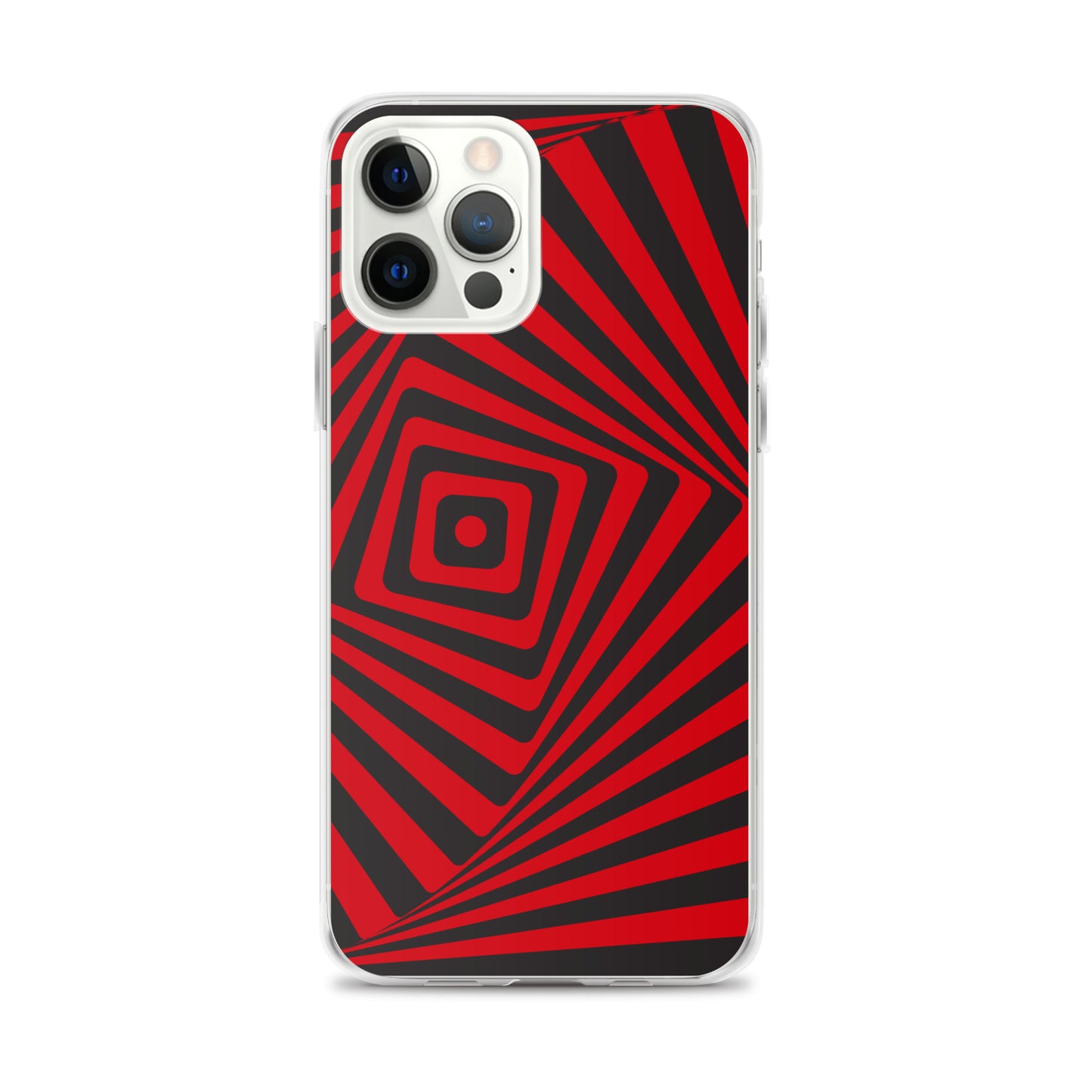 Abstract iPhone case, red maze