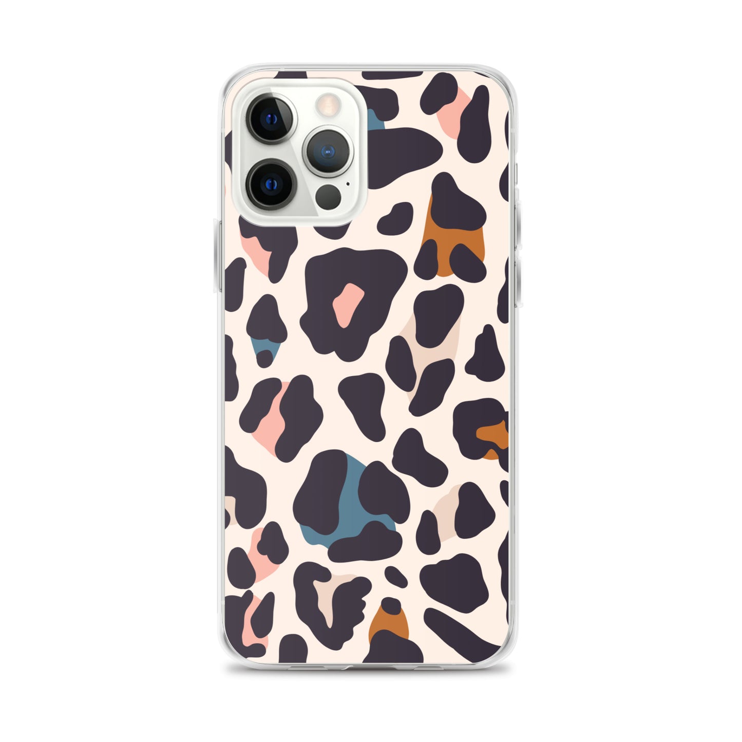 Abstract iPhone case leopard print design