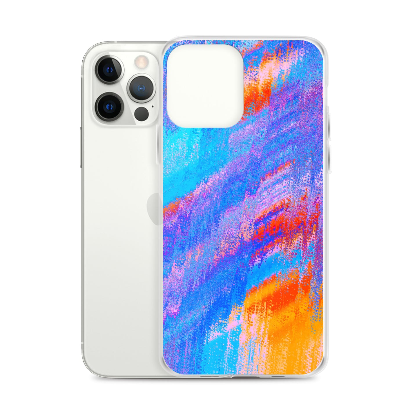 Abstract iPhone case mixed colour