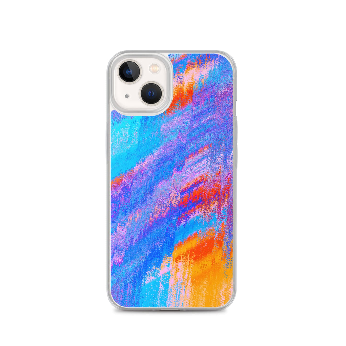 Abstract iPhone case mixed colour