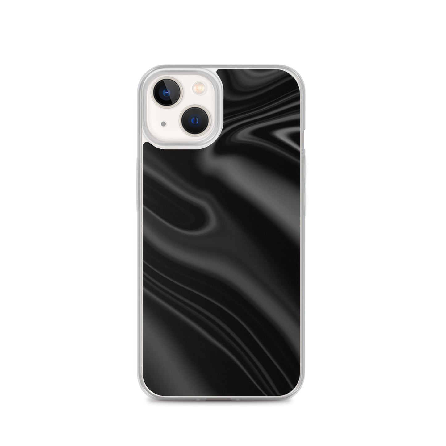 Abstract iPhone case black wave