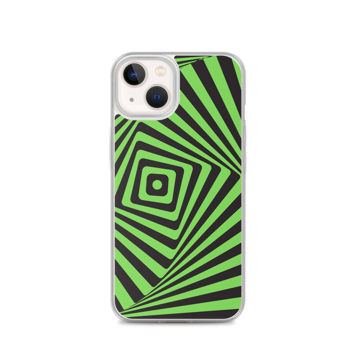 Abstract iPhone case green maze