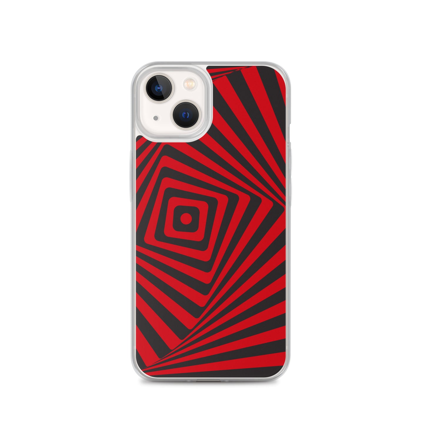 Abstract iPhone case, red maze