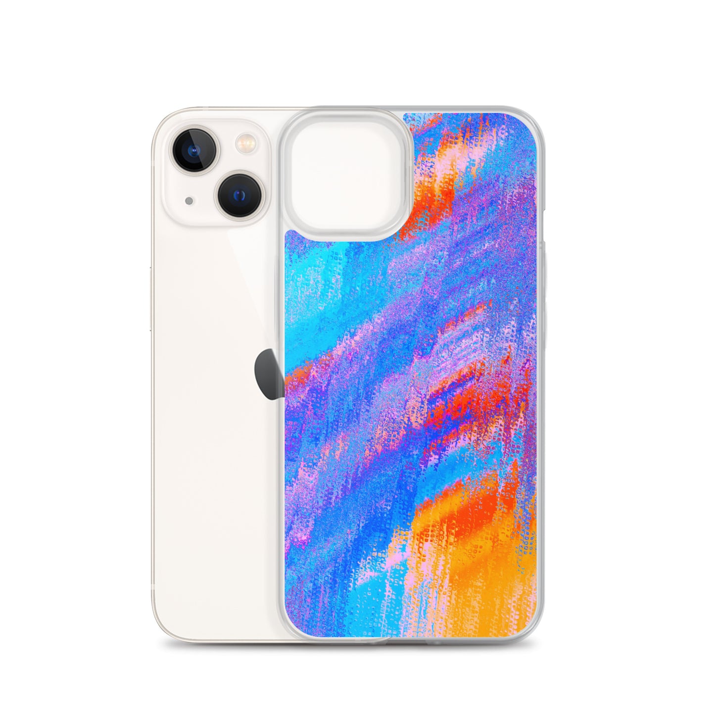 Abstract iPhone case mixed colour