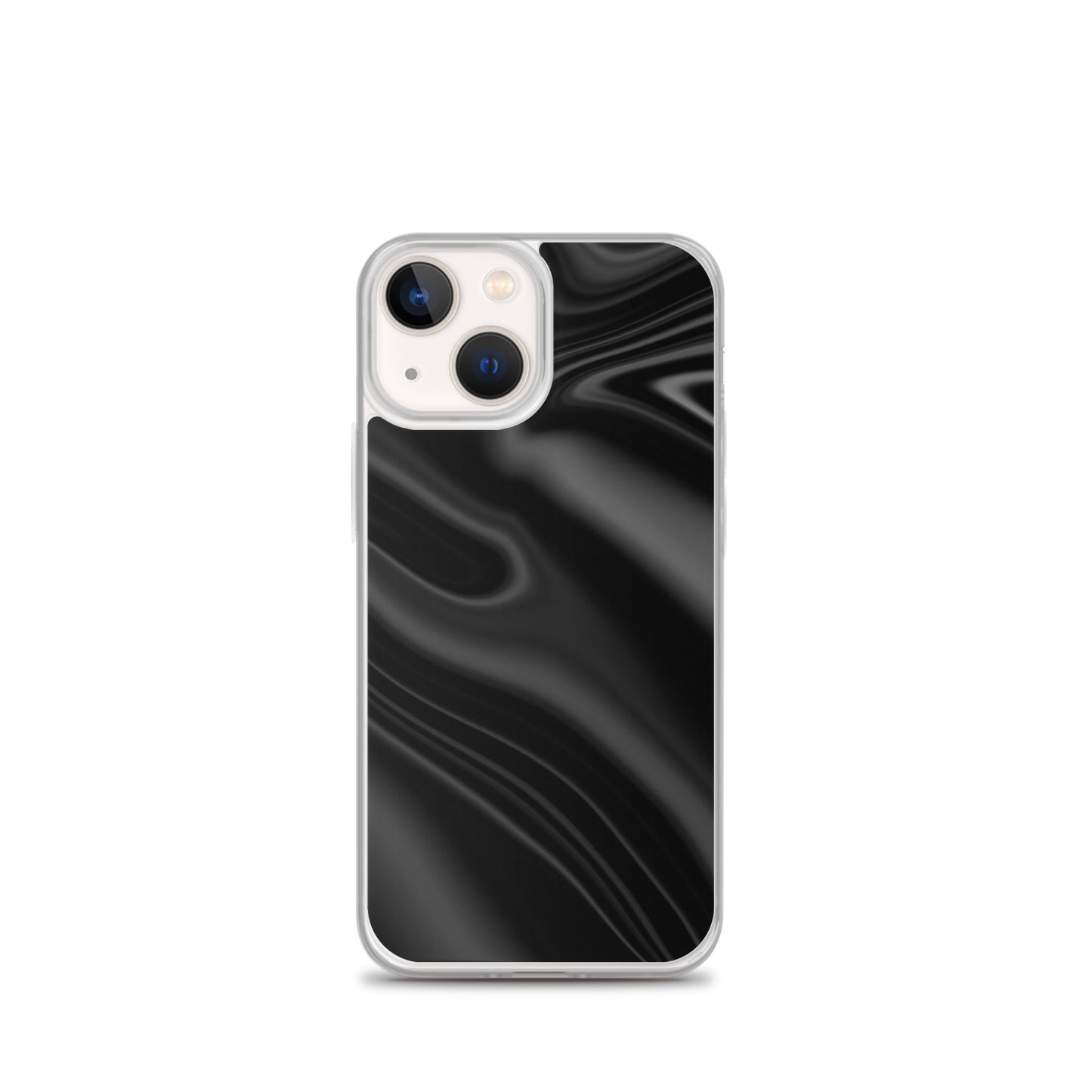 Abstract iPhone case black wave