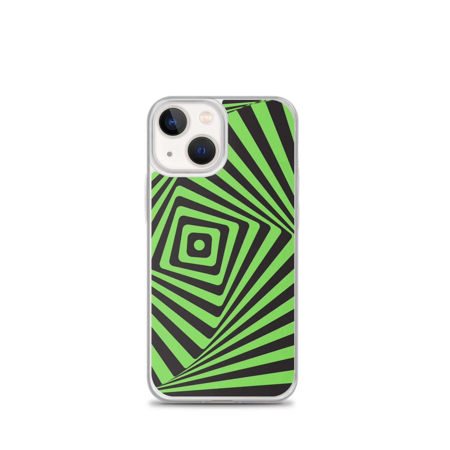 Abstract iPhone case green maze