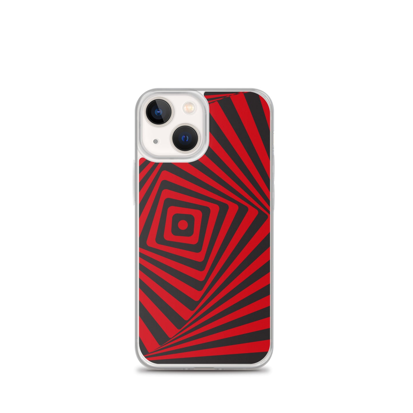 Abstract iPhone case, red maze