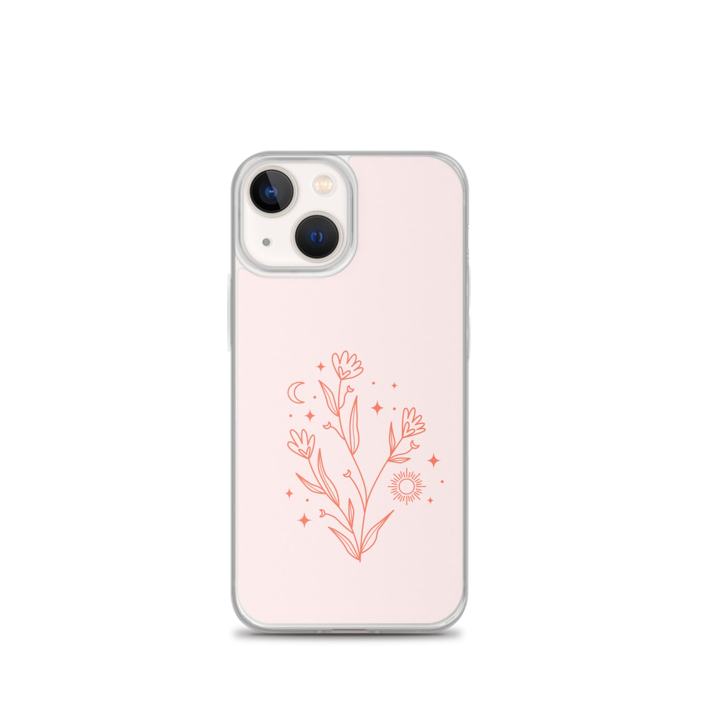 Abstract iPhone case pink flower